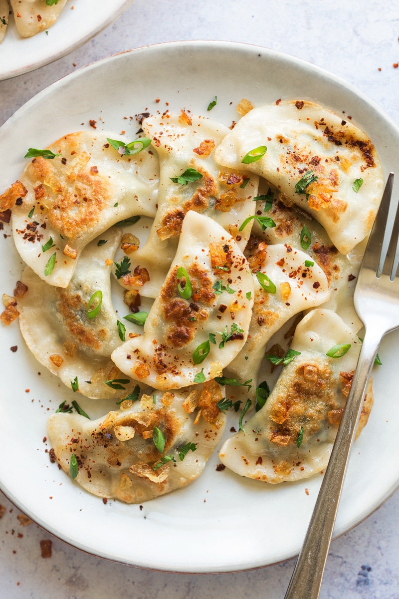 Vegan Spinach and Ricotta Pierogi